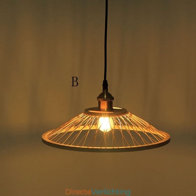Dome Bamboe Hanglamp Handgeweven Hanglamp