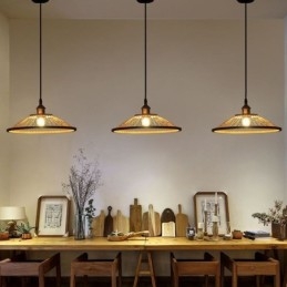 Dome Bamboe Hanglamp Handgeweven Hanglamp
