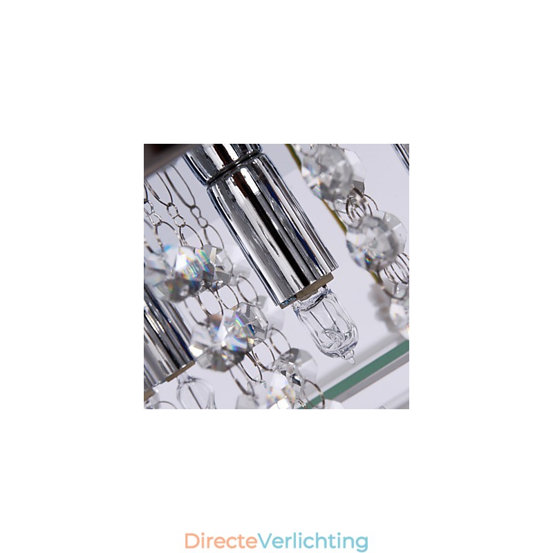 Plafondlamp Modern Crystal Living 5 lampen