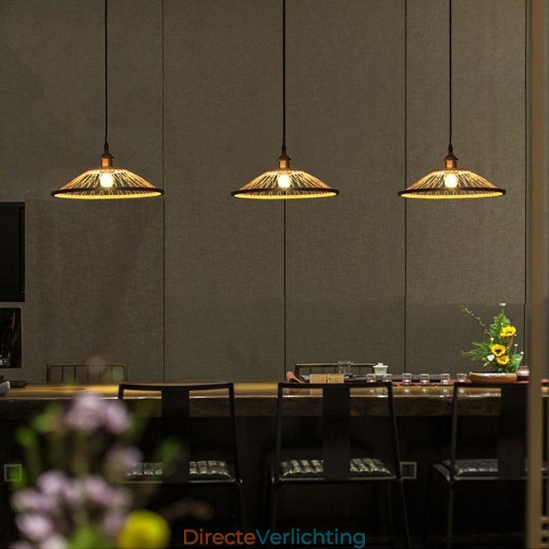 Dome Bamboe Hanglamp Handgeweven Hanglamp