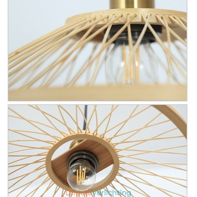 Dome Bamboe Hanglamp Handgeweven Hanglamp