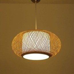 Decoratieve bamboe hanglamp visueel comfort