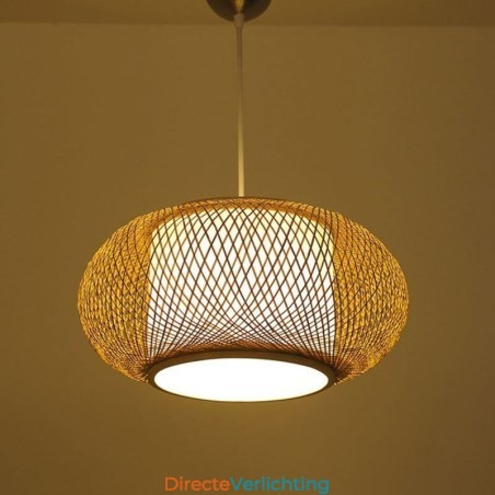 Decoratieve bamboe hanglamp visueel comfort Decoratieve bamboe hanglamp visueel comfort