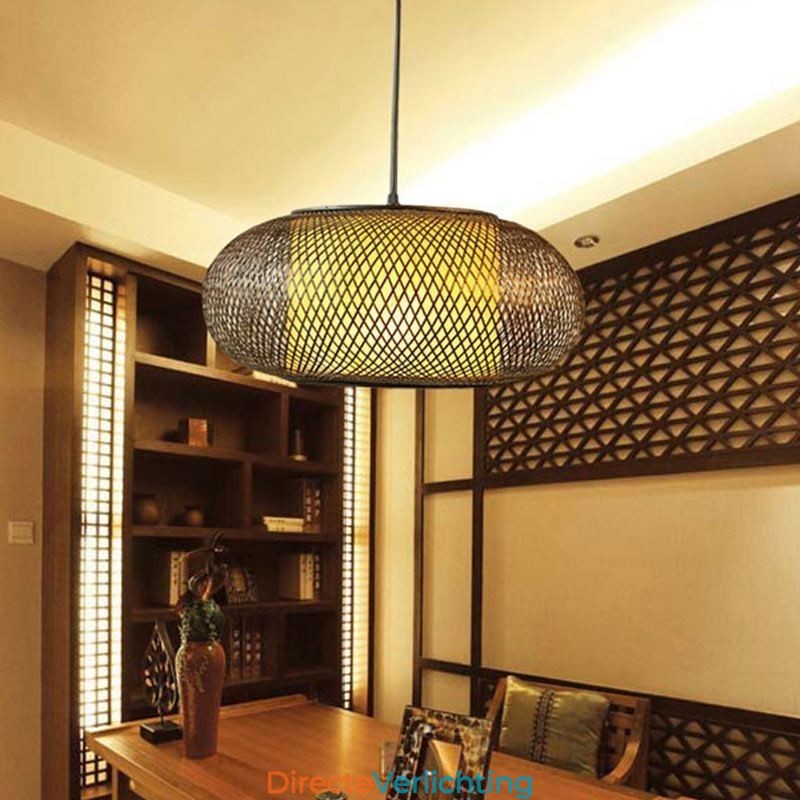 Decoratieve bamboe hanglamp visueel comfort
