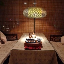 Decoratieve bamboe hanglamp visueel comfort