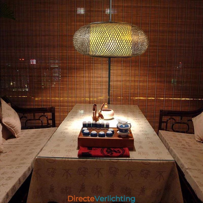 Decoratieve bamboe hanglamp visueel comfort