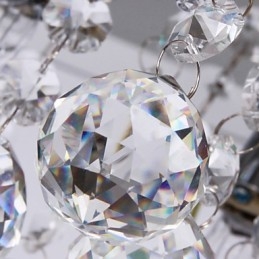 Plafondlamp Modern Crystal Living 5 lampen