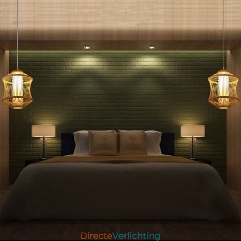 Visuele Comfort Bamboe Kooi Hanglamp