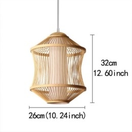 Visuele Comfort Bamboe Kooi Hanglamp
