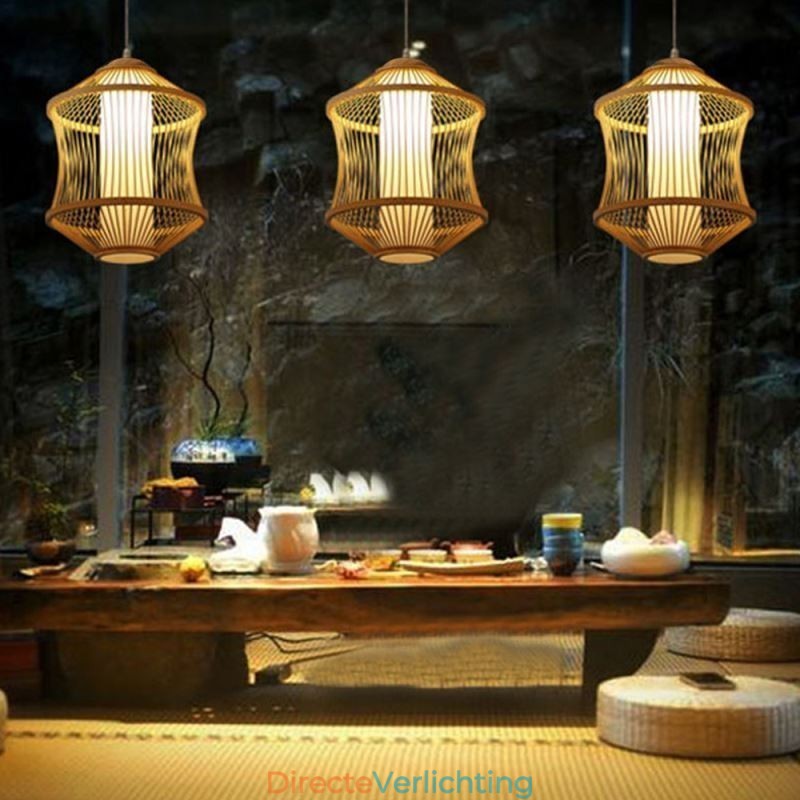 Visuele Comfort Bamboe Kooi Hanglamp