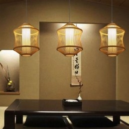 Visuele Comfort Bamboe Kooi Hanglamp