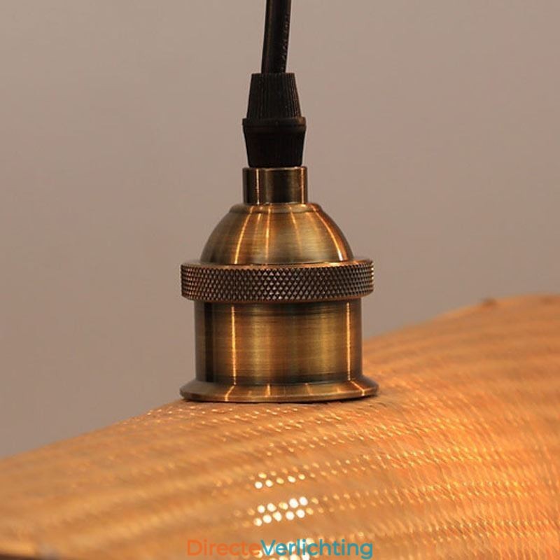 Creatieve blad hanglamp moderne bamboe hanglamp tearoom verlichting