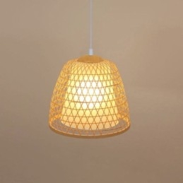 Visuele Comfort Dome Bamboe Hanglamp