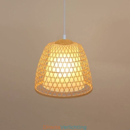 Visuele Comfort Dome Bamboe Hanglamp Visuele Comfort Dome Bamboe Hanglamp