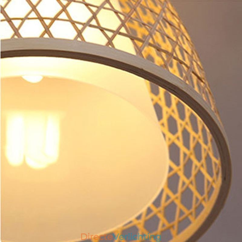 Visuele Comfort Dome Bamboe Hanglamp