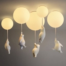 Nordic Ballon Plafondlamp Acryl Hanglamp Kinderen Kinderen