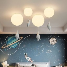 Nordic Ballon Plafondlamp Acryl Hanglamp Kinderen Kinderen