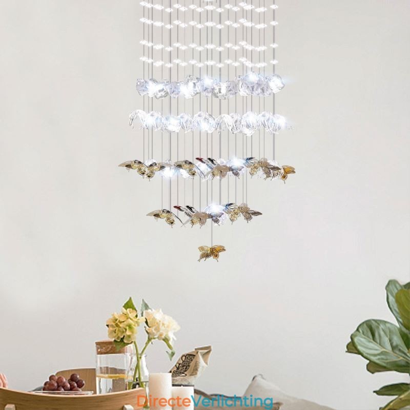 Nordic Hanglamp Creatieve Vlinder Glazen Hanglamp