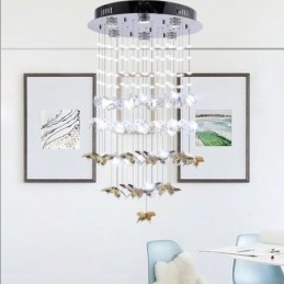 Nordic Hanglamp Creatieve Vlinder Glazen Hanglamp