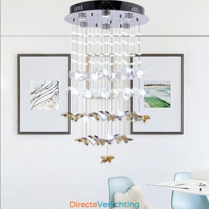 Nordic Hanglamp Creatieve Vlinder Glazen Hanglamp