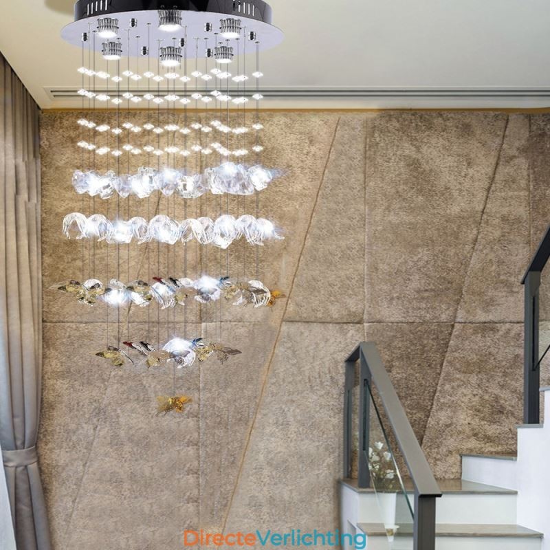 Nordic Hanglamp Creatieve Vlinder Glazen Hanglamp