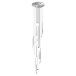 Cluster Hanglamp Moderne Grote Hangende Kristallen Kroonluchter Duplex Trap