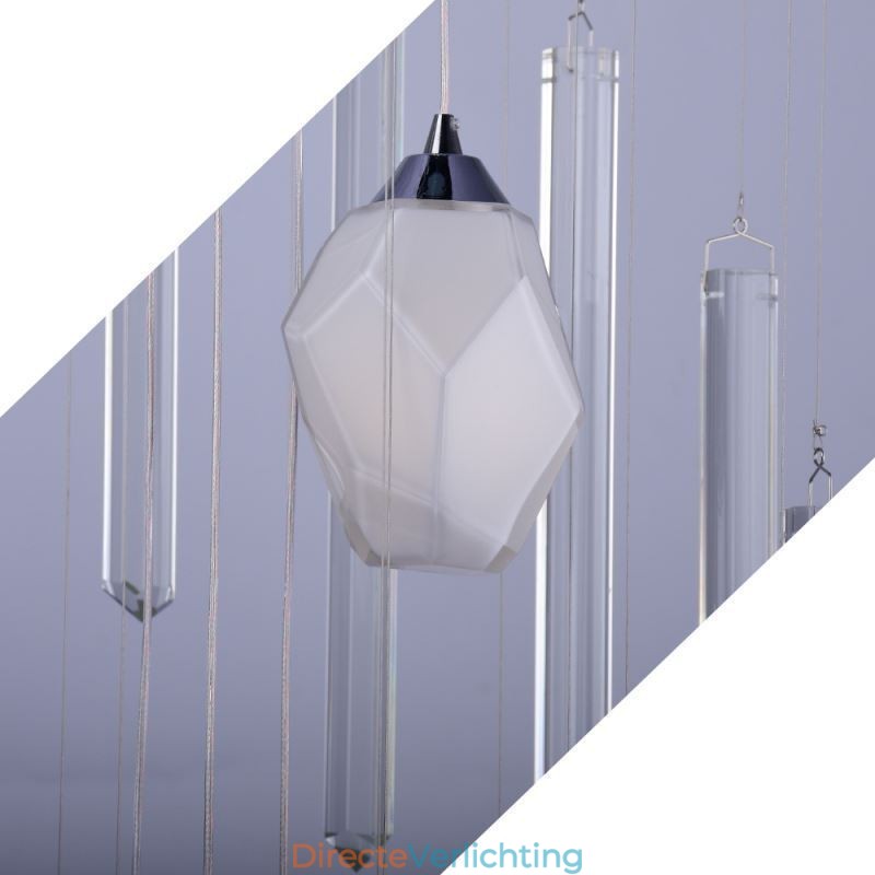 Cluster Hanglamp Moderne Grote Hangende Kristallen Kroonluchter Duplex Trap