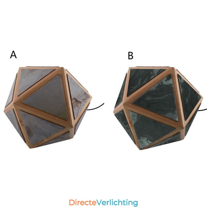 Geometrische hanglamp, diamantvormig, 3D-doorschijnend ontwerp