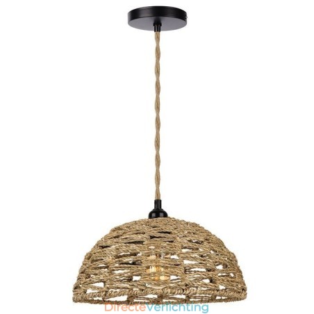 Landelijke Retro Hanglamp Handgeweven Papieren Touw Lampenkap 30cm Landelijke Retro Hanglamp Handgeweven Papieren Touw Lampenkap 30cm