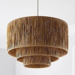 Landelijke Retro Hanglamp Meerlaags Papieren Touw Lampenkap Plafondlamp