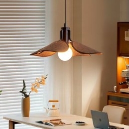 Nordic Hanglamp Wabi Sabi Stijl Stoffen Lampenkap Decoratieve Plafondlamp
