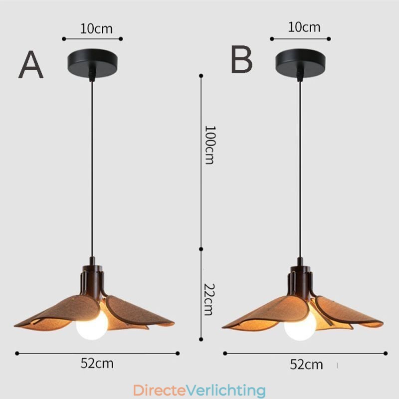 Nordic Hanglamp Wabi Sabi Stijl Stoffen Lampenkap Decoratieve Plafondlamp