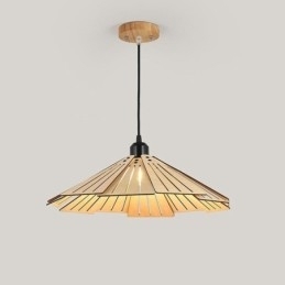 Hanglamp Creatieve Retro Houten Plafondlamp