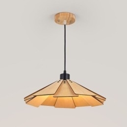 Hanglamp Creatieve Retro Houten Plafondlamp