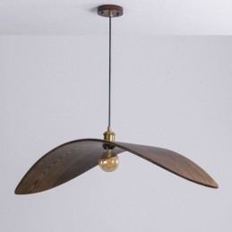 Massief houten hanglamp Creatieve retro plafondlamp