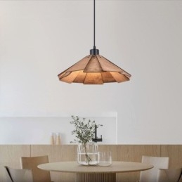 Retro Hanglamp Creatieve Houten Plafondlamp