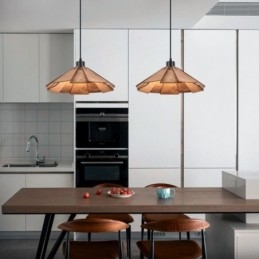 Retro Hanglamp Creatieve Houten Plafondlamp