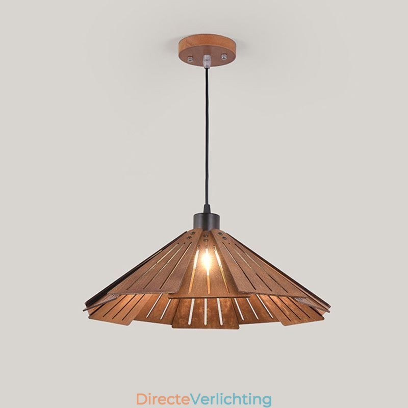 Retro Hanglamp Creatieve Houten Plafondlamp