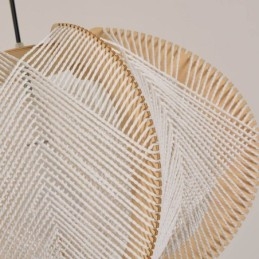 Nordic Hanglamp Retro Wabi Sabi Stijl Handgemaakte Massief Houten Plafondlamp