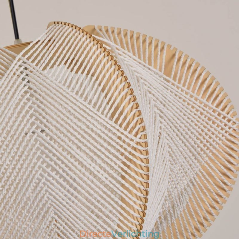 Nordic Hanglamp Retro Wabi Sabi Stijl Handgemaakte Massief Houten Plafondlamp