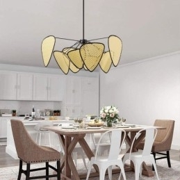 Hanglamp Natuurlijke Eenvoudige Handgeweven Plafondlamp