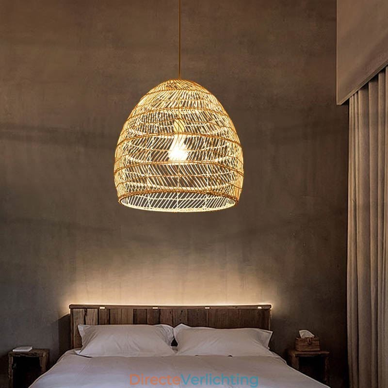 Handgeweven hanglamp rotan hanglamp boerderij