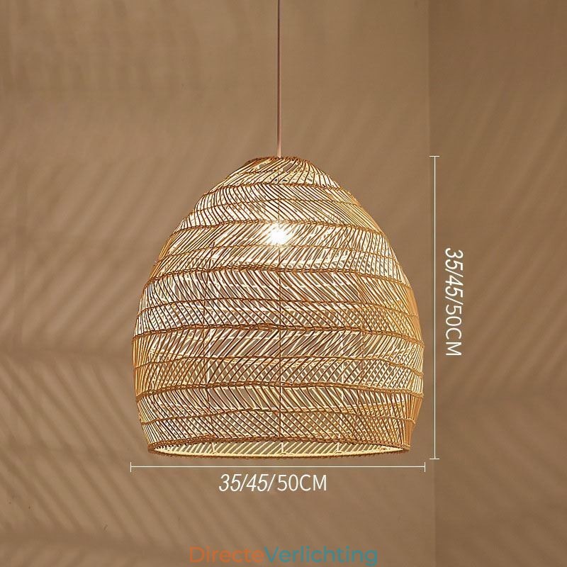 Handgeweven hanglamp rotan hanglamp boerderij