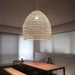 Handgeweven hanglamp rotan hanglamp boerderij