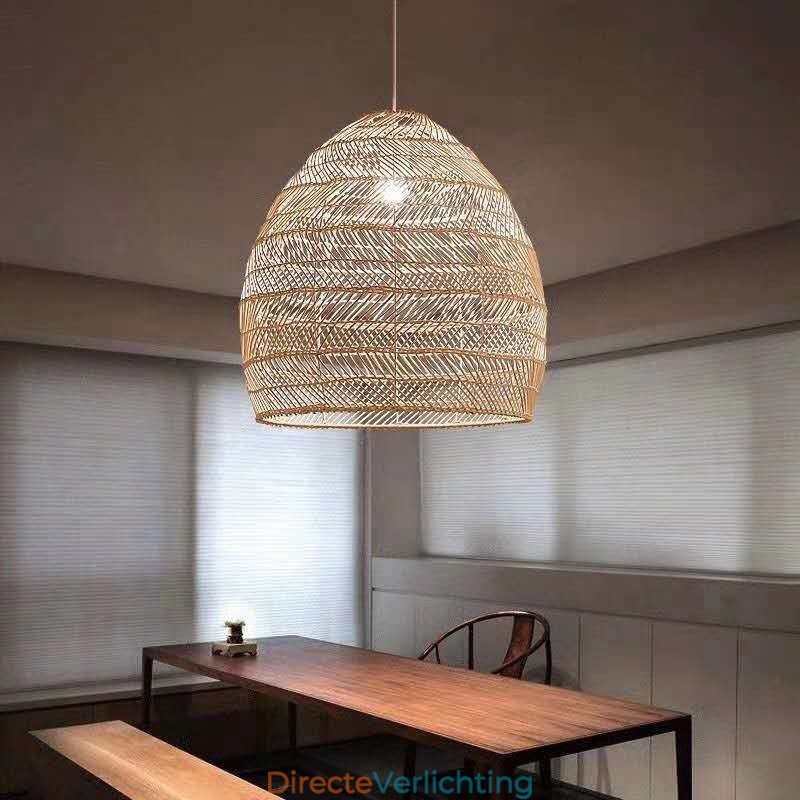 Handgeweven hanglamp rotan hanglamp boerderij