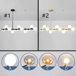 Hanglamp Magic Beans Molecular Glass Plafondlamp