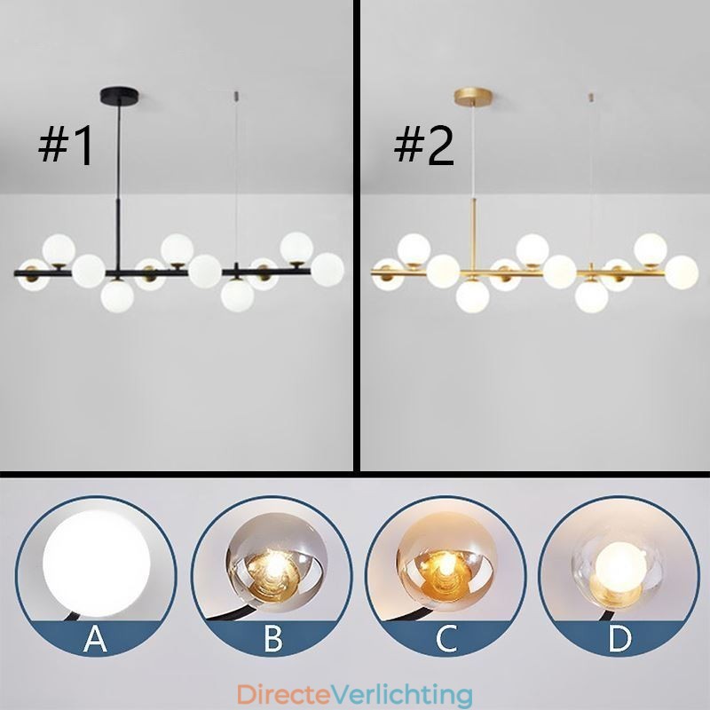 Hanglamp Magic Beans Molecular Glass Plafondlamp