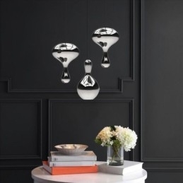 Creatieve hanglamp moderne eenvoudige gegalvaniseerde glazen kleine plafondlamp