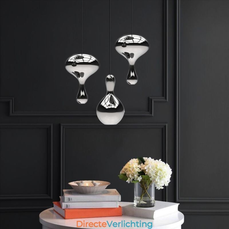 Creatieve hanglamp moderne eenvoudige gegalvaniseerde glazen kleine plafondlamp