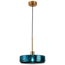 Ronde Cake Glazen Hanglamp Moderne Minimalistische Smeedijzeren Plafondlamp